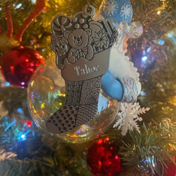 Seagull Pewter Stocking Christmas Ornament - Tahoe - Picture 1 of 3